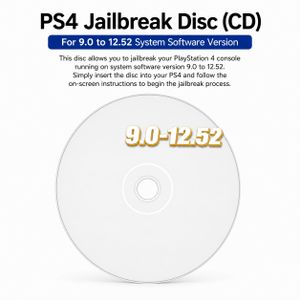 PS4 Jailbreak Disc (CD) for Firmware 9.00-12.52 - Bootable BD-J Disc - GoldHEN Payload Loader