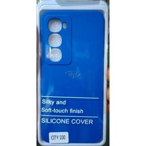 itel City 100 silicone Blue Protective Case