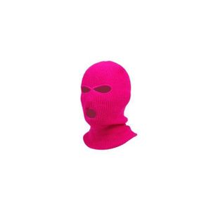 Balaclava Unisex Luxury Three Hole Pink Face Mask