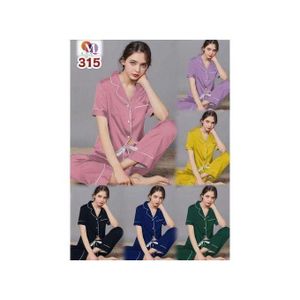 Trendy Nightwear For Ladies Top And Trouser (multicolor) - color served as available