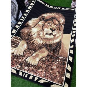 Xander Unique Lion Printed Center Rug- 5ft By 7ft