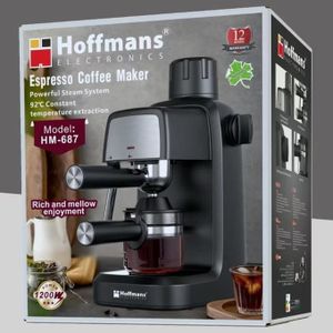Hoffmans 1.8L Espresso & Cappuccino Coffee Maker Machine - 1200W (HM-687)