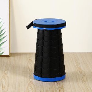 Outdoor Portable Folding Telescopic Plastic Stool Camping Fishing