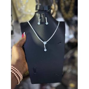 Zirconia Luxury Sets Of Top-Notch Necklace,Earring Set