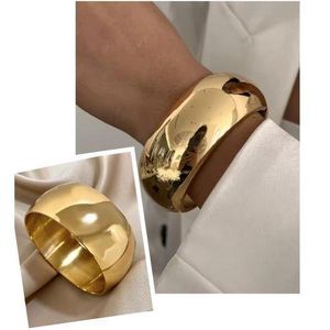 Chunky Bangle For Ladies Gold female Steel bracelet cuff bangle women bracelet