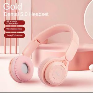Y08 Kids  Bluetooth Headphones, Over Ear Children's Wireless Bluetooth 5.3 Headsets, Built-in Mic, Comfortable Wear & HD Sound, Kids Headphones for Boys Girls School Travel iPad Tablet. Y08 ( Pink )