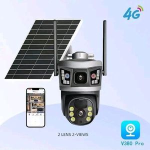 Solar Camera 4G Dual Lens With Auto Tracking 6mp Resolution