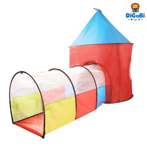Digabi Kids Play Tunnel Tent for Toddlers, Colorful Pop Up Crawl Tunnel Toy for Baby or Pet with Breathable Mesh, Collapsible Gift for Boy and Girl Play Tunnel Indoor and Outdoor Game
