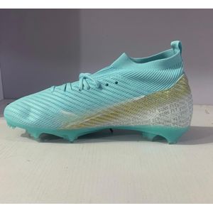 Men Ankle Soccer Football Boot Blue