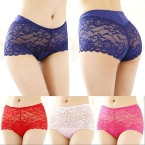 Fashion Ladies Sexy Lace Panties - Set Of 6