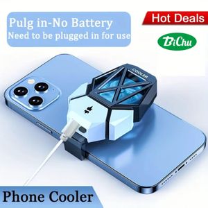 BiChu BICHU-Mobile phone back clip cooling fan, low noise, high wind power，phone cooler for gaming，Mobile phone fan for gaming，phone cooler