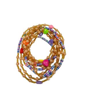   Turkish Caribbean Multicolour Waist Bead.3pic