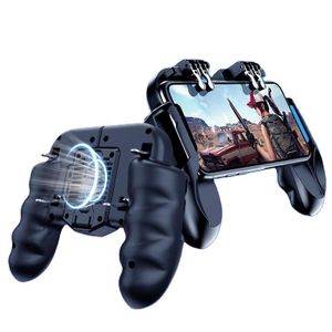 6 Finger Rechargeable Mobile Phone Game Controller With Cooling Fans For PUBG/Call Of Duty/Fotnite