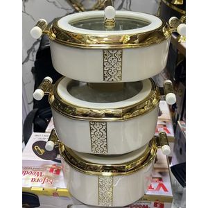 VTCL Insulated Serving Food Flask - 3 Piece Set