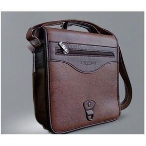 Classic Men’s Leather Satchel Crossbody Bag