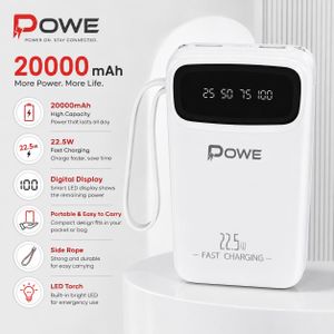 Power bank P0WE 20000mAh fast charging and portable powe bank 
