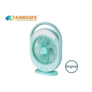Kamisafe Rechargeable LED Multi-Functional Fan,4500mAh,3 Speed,With Night Light,Table Fan