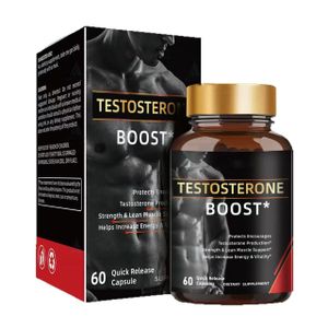 SUPPLEMENT NEEDS Testosteron Boost Capsules – Energy, Strength, Stamina & Male Vitality Support - Muscle Growth & Performance Enhancer - 60 Quick Release Capsules For Men Gold Black