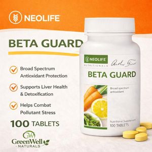 Neo GNLD NUTRIANCE Beta Guard 100 Tablets Antioxidant Detox Support Supplement Immune & Liver Health