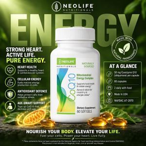 Vita NeoLife CoQ10 60 Capsules - Coenzyme Q10 for Heart Health & Energy