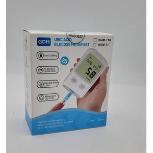 Unique Uric Acid Glucose Meter Set