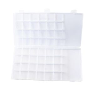 2pcs Storage Containers Plastic Divider Box 8-compartment Screw Tools  Organizers 