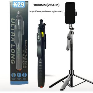 K29 Ultra Long Selfie Tripod Stand 1800mm Long