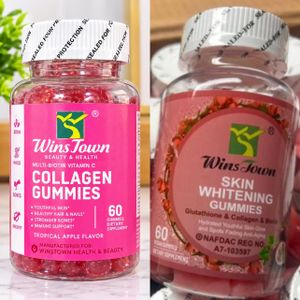 Wins Town WinsT Skin whitenin gummies & Collagen gummies 2pcs