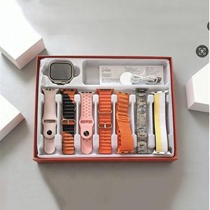 S100 Ultra2 Bluetooth Smartwatch with Calling - 2.19-inch Touchscreen, 7-Strap Set