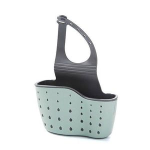 Sink Rack Drain Basket Plastic Storage Hanging Bag Adjustable