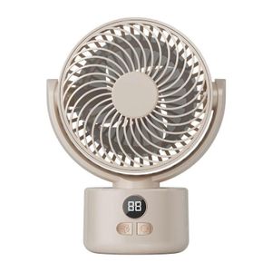 Portable Fan High Speed Rechargeable Table Fan For Office and Home- Auto Rotate 