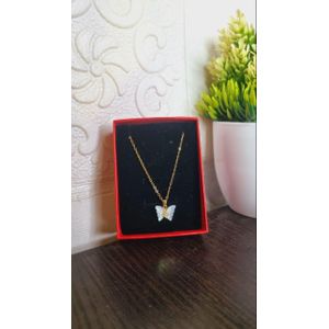 Non Tarnish Stainless Steel Necklace Without Case(022)