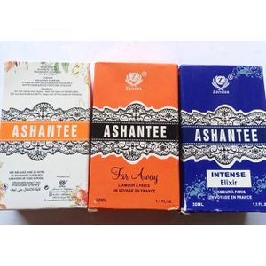 3 pcs: Zandas Ashantee perfumes (3 pcs x 30ml)