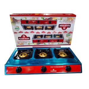 Rashnik 3 Burner Table Top Cooking Gas