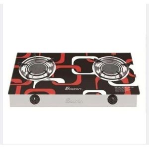 Boscon Boscon, Table Top Tempered Glass 2 Burner Gas Cooker-Auto Ignition