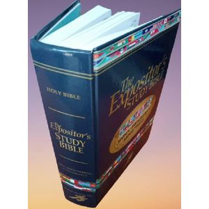 Holy Bible KJV The Expositor's Study Bible  With Concordance, Maps, Assorted Bible helps ,Bible Dictionary, Bible Encyclopedia, Bible Commentary By Jimmy Swaggart Ministries (HARDCOVER)-AWARD WINNING KJV STUDY BIBLE