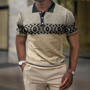 Dapperman Men's Casual Vintage Classic Polo Short Sleeve Hawaii Beach T-Shirt