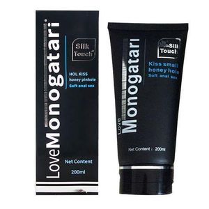 Monogatari Fast Love Silk Touch Soft Anal Sex Gel – Gentle Anal Lubricant for Smooth Comfort - Premium Water-Based Formula - Enhances Sensation, Safe & Long-Lasting Sexual Pleasure Black
