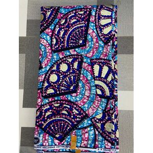 STONED EMBELLISHED SUPER WAX ANKARA FABRIC 6YARDS