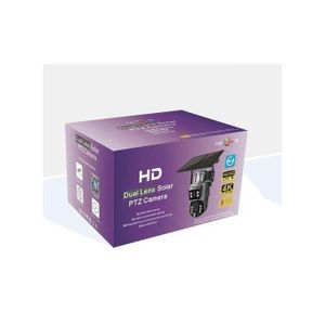 4G UBOX Dual Lens Solar PTZ Security Camera