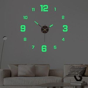 Luminous DIY 3D Wall Clock-40CM