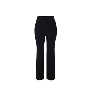 Buy BLACKBUCK Women Black Wide Leg HIGH Rise Formal Parallel Pants (XS,  BLACK4) at