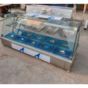Commercial Food Display Warmer 10 Plates Down UK Standard 