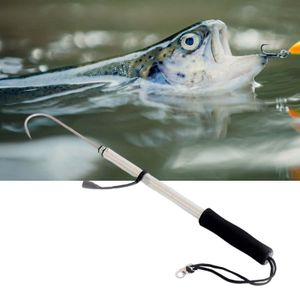 Multifunctional Foldable Pesca Accessories Stainless Steel Fish Tackle Gear  PE Line Cutter Scissors Fly Fishing Cut Tool SILVERY (METAL) 