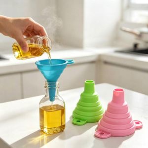 Foldable Food Grade Silicone Funnel 