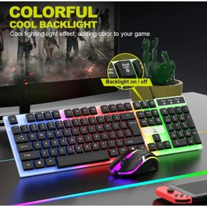 RGB Backlight Gaming Keyboard And Mouse F83