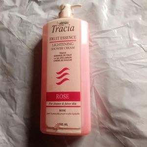TRACIA Fruit Essence lightening Shower Cream Rose - 1000ml