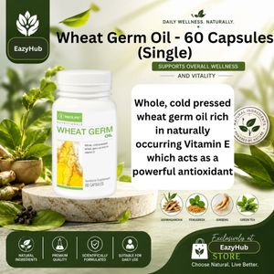 NEOLIFE Wheat Germ Oil - 60 Capsules (Single) Unlock The Power Of Vitamin E For Vibrant Health
