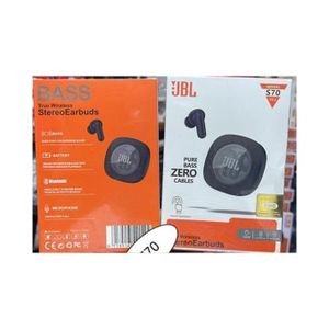 Jbl Buds S70 SMART PURE BASS SOUND Wireless Original Premium Pure Bass Wireless Headphones, Pro-Level gaming/sport Transparency Mode, Personalized Premium Headset Wireless Headphone Earphone 