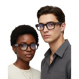 Phantom Collection: Premium Presbyopic Computer Reading & Anti-Blue Light Glasses - Leopard